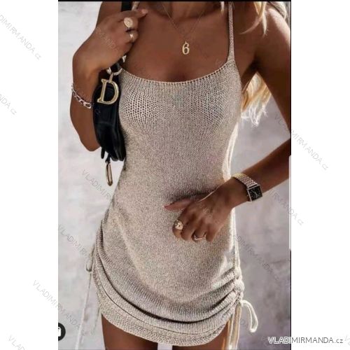 Sommer Kurzarm Sommerkleid (S / M ONE SIZE) ITALIENISCHE MODE IMWY21019