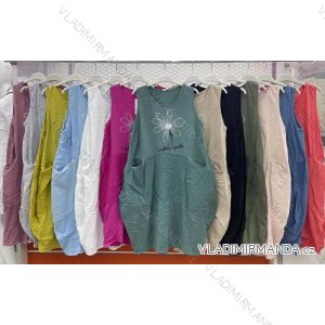 Hemdbluse 3/4 Ärmel (UNI XL-3XL) ITALIENISCHE MODA IM420486