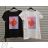 T-Shirt Kurzarm Frauen (UNI S / L) ITALIENISCHE MODE IMK20128 S / M weiß