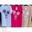 Kleid übergroße Kurzarm Damen (UNI S-L) ITALIAN FASHION IMD20187