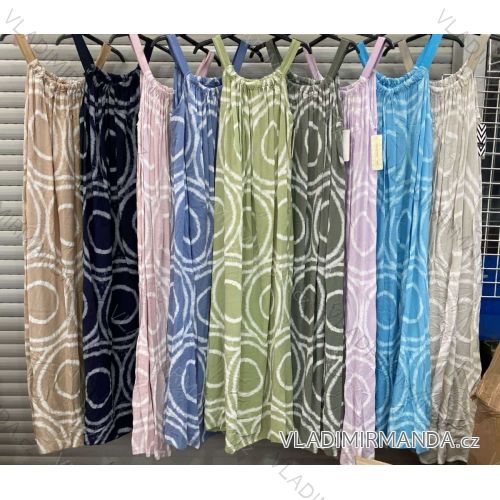 Kleid mit 3/4 Ärmeltasche für Damen (uni sl) ITALIAN Fashion IM3181746