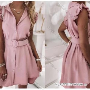 Damen Tunika verlängert 3/4 Ärmel Frauen (uni s-m) ITALIAN FASHION IM920045