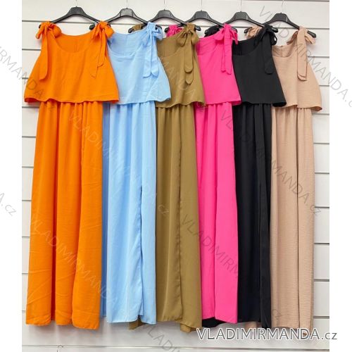 Elegantes Langarmkleid für Damen (S / M / L EINE GRÖSSE) ITALIENISCHE MODE IMWA21002