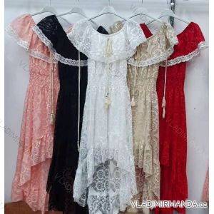 Elegantes Langarmkleid für Damen (S / M / L EINE GRÖSSE) ITALIENISCHE MODE IMWA21002