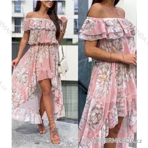 Elegantes Langarmkleid für Damen (S / M / L EINE GRÖSSE) ITALIENISCHE MODE IMWA21002