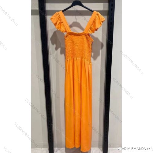 Kleid mit 3/4 Ärmeltasche für Damen (uni sl) ITALIAN Fashion IMWD20527