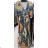 Kleid mit 3/4 Ärmeltasche für Damen (uni sl) ITALIAN Fashion IMWD20527