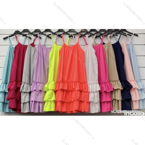 Kleid mit 3/4 Ärmeltasche für Damen (uni sl) ITALIAN Fashion IM3181746