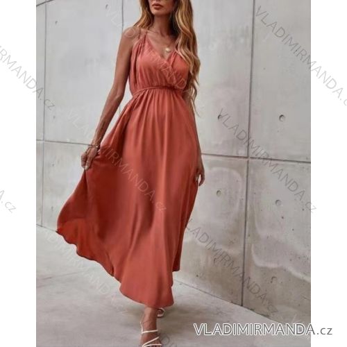 Kleid mit 3/4 Ärmeltasche für Damen (uni sl) ITALIAN Fashion IMWD20527