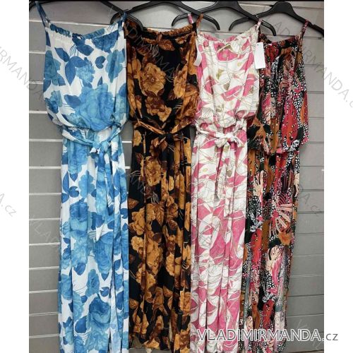 Kleid mit 3/4 Ärmeltasche für Damen (uni sl) ITALIAN Fashion IMWD20527