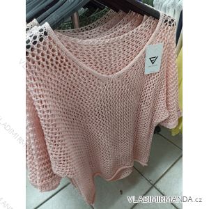 Damen-Langarmpullover (uni L / XL) ITALIAN MODA IM7191009