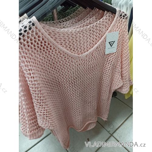 Damen-Langarmpullover (uni L / XL) ITALIAN MODA IM7191009