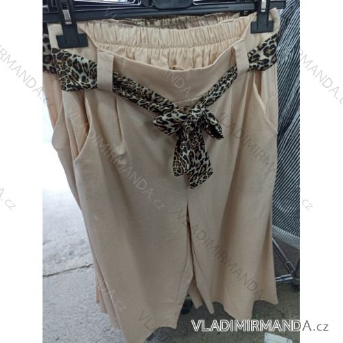 Elegante lange Damenhose (uni s-l) ITALIAN MODA IM720021