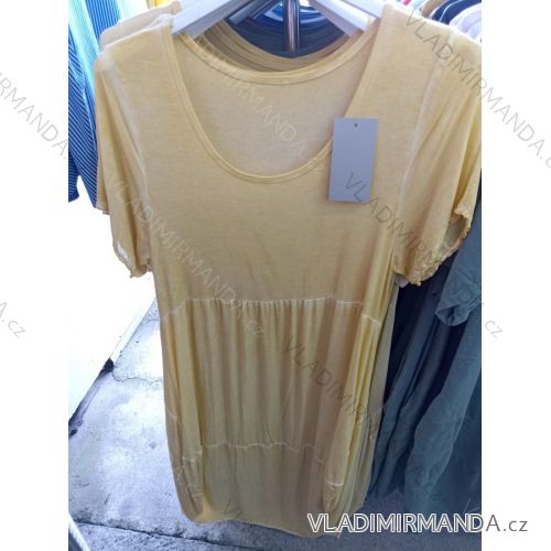 T-Shirt Kurzarm Damen (uni xl / 2xl) ITALIAN FASHION IM720038
