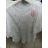 Tunika Flachs Kurzarm mit Spitze Damen (uni sl) ITALIENISCHE MODA IM718220