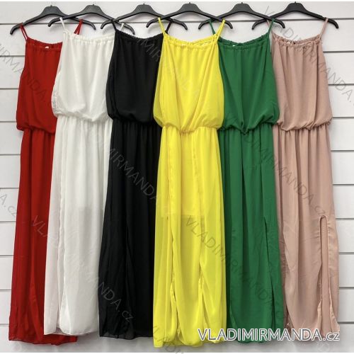 Kleid mit 3/4 Ärmeltasche für Damen (uni sl) ITALIAN Fashion IM3181746