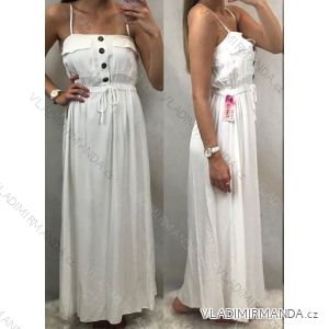 Sommerkleid mit nackten Schultern Kurzarm Spitze Frauen (uni m / l) ITALIENISCHER MODUS IM119205