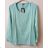 T-Shirt long Ärmel Damen (uni s-m) HDM IMT173689 schwarz S / M