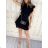 Kleid mit Knöpfen und geknöpften Damen (uni s-m) ITALIAN FASHION IM2203948