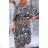 Kleid mit 3/4 Ärmeltasche für Damen (uni sl) ITALIAN Fashion IM3181746