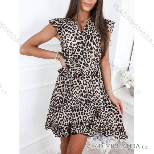 Kleid mit Knöpfen und geknöpften Damen (uni s-m) ITALIAN FASHION IM2203948