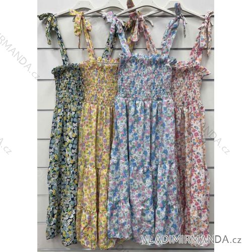 Kleid mit 3/4 Ärmeltasche für Damen (uni sl) ITALIAN Fashion IM3181746
