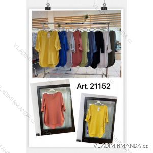 Hemdbluse 3/4 Ärmel (UNI XL-3XL) ITALIENISCHE MODA IM420486