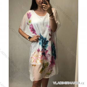Kurzarmkleid für Damen in Übergröße (L-3XL) POLISH FASHION PMF20014
