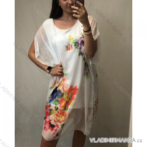 Kurzarmkleid für Damen in Übergröße (L-3XL) POLISH FASHION PMF20014