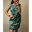 Freizeitkleid Kurzarm Damen (UNI XL-2XL) ITALIENISCHE MODE IM420319