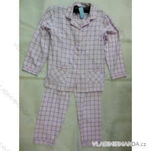 Pyjamas lange Flanell Damen übergroße (m-3xl) HAF W-029
