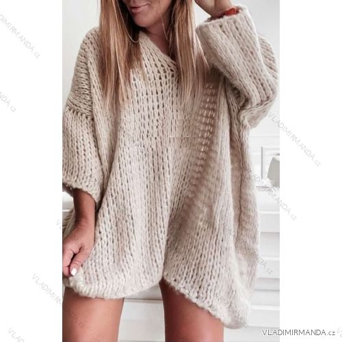 Kleid mit 3/4 Ärmeltasche für Damen (uni sl) ITALIAN Fashion IM3181746
