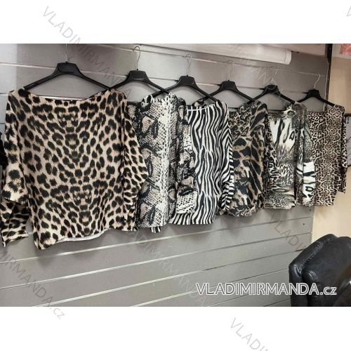 Hemdbluse 3/4 Ärmel (UNI XL-3XL) ITALIENISCHE MODA IM420486