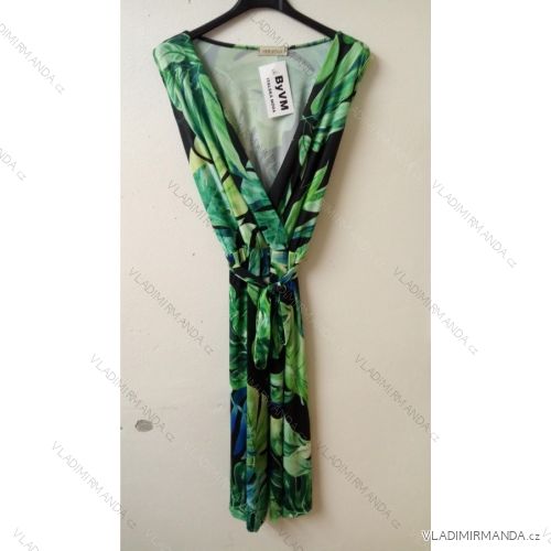 Frauen trägerloses Kleid (uni s / m) ITALIAN FASHION IMM20HF13170 grün S / M