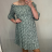 Kleid Kurzarm Damen (Uni L-2XL) ITALIENISCH MODA IMS20004