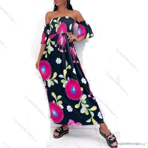 Langes Sommerkleid icecool Carmen Flip-Flops Damen (S / M ONE SIZE) ITALIAN FASHION IMM211270