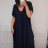 Kleid Kurzarm Damen (Uni L-2XL) ITALIENISCH MODA IMS20004