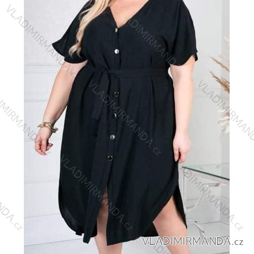 Kurzarmkleid Frauen (2XL-5XL) TURKISH FASHION TML20020