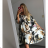 Sommerkleid 3/4 langarm Damen (uni xl / 2xl) ITALIAN FASHION IM821014