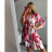 Sommerkleid 3/4 langarm Damen (uni xl / 2xl) ITALIAN FASHION IM821014