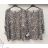 Damen Langarm Leopard Tunika (S / M ONE SIZE) ITALIAN FASHION IMWA216054