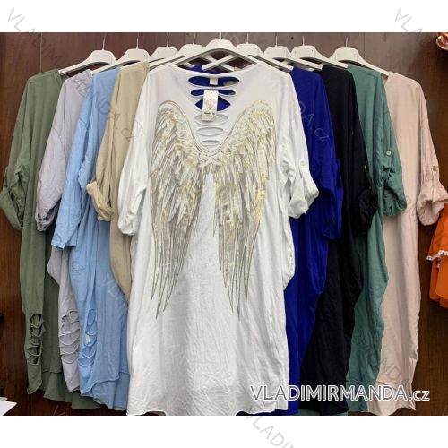 Sommer langärmliges Sommerkleid (M / L ONE SIZE) ITALIAN FASHION IMWM216073