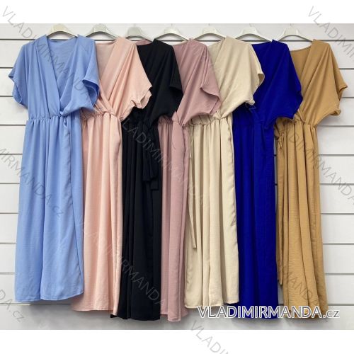 Elegantes Langarmkleid für Damen (S / M / L EINE GRÖSSE) ITALIENISCHE MODE IMWA21002