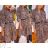 Damen Langarm Leopard Hemdkleid (S / M ONE SIZE) ITALIAN FASHION IMWA216108