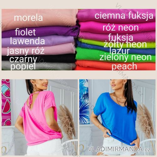 Tričko krátký rukáv dámské (S/M ONE SIZE) POLSKÁ MÓDA IMWT216118