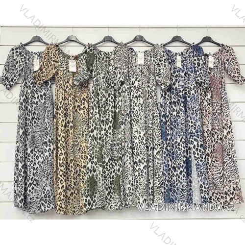 Elegantes Langarmkleid für Damen (S / M / L EINE GRÖSSE) ITALIENISCHE MODE IMWA21002
