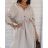 Sommer Hemdkleid Langarm Oversize Damen (S / M ONE SIZE) ITALIAN FASHION IMWM216078