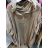 Sommerkleid 3/4 langarm Damen mit Kapuze (uni xl / 2xl / 3xl) ITALIAN FASHION IM821015