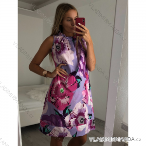 Ärmelloses Sommerkleid für Damen (UNI S / M) ITALIAN FASHION IMM21027