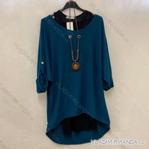 T-Shirt mit kurzen Ärmeln (uni sl) ITALIENISCHE Mode IM718011